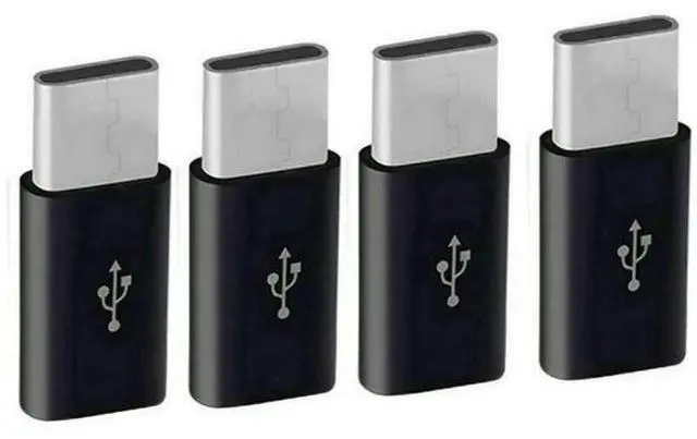 Main image of Micro USB / Mini USB to USB-C Converter Adapter with Built-in Resistor, Dual-Style Charging & Data Transfer Connector