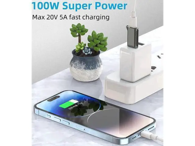 Alt view image 5 of 7 - 2 Pack USB C Female to USB A Male Adapter, USB 3.1 Gen 2 10Gbps Converter for Charging, Audio & Data Transfer