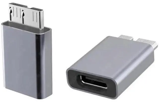 Main image of USB 3.1 Gen 2 Type C Female to Micro USB 3.0 Male Adapter, 10Gbps High Speed Data & Power Transfer Converter for Laptop, External SSD, Hard Drive