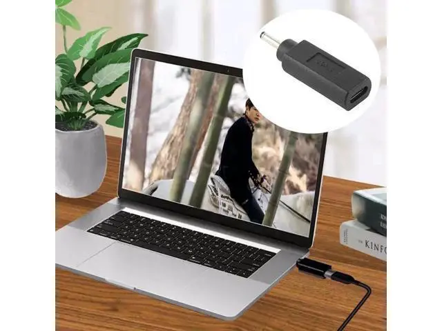 Alt view image 2 of 5 - USB-C Female to 3.0×1.0mm DC Male Plug Power Adapter Converter for Laptops & Electronics