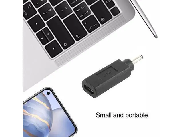 Alt view image 4 of 5 - USB-C Female to 3.0×1.0mm DC Male Plug Power Adapter Converter for Laptops & Electronics