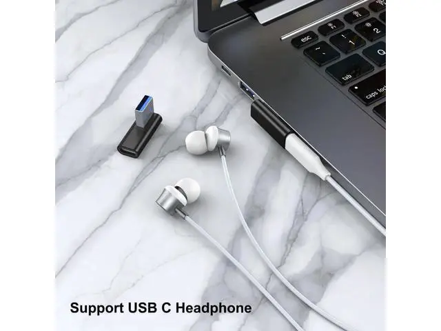 Alt view image 4 of 6 - 4 Pack 90 Degree USB A Male to USB C Female Adapter, Up/Down Left/Right Angle Type C Elbow Converter Black Compatible with Laptop PC USB Charger Power Bank All USB-C Devices