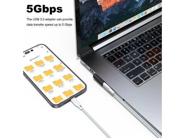 Alt view image 6 of 6 - 4 Pack 90 Degree USB A Male to USB C Female Adapter, Up/Down Left/Right Angle Type C Elbow Converter Black Compatible with Laptop PC USB Charger Power Bank All USB-C Devices