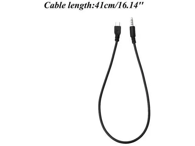 Alt view image 2 of 3 - 40cm Micro USB Male to 3.5mm Stereo Male AUX Audio Cable, Micro USB to 1/8 Inch Aux Adapter Cord for Car Stereo & Wired Headphones