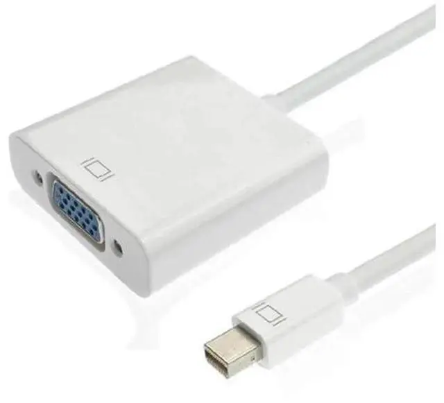 Alt view image 2 of 7 - Mini DisplayPort to VGA Adapter Cable, 1080P 60Hz Mini DP Male to VGA Female Video Cord for Laptop Monitor Projector