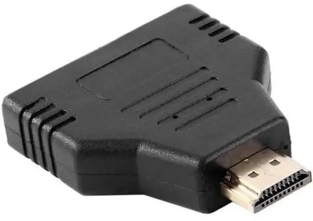 Main image of 1 Pack 1080P HDMI Splitter Cable Adapter, Male to Dual Female 1 in 2 Out HDMI Mirror Extender for Synchronous Dual Display