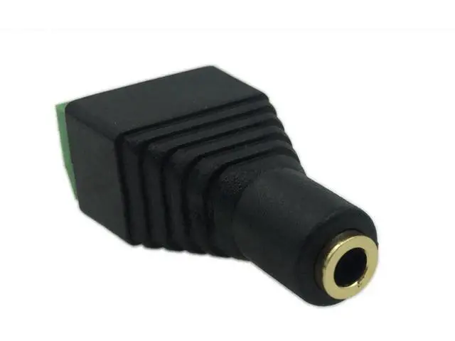 Alt view image 3 of 7 - 2 Pack Solderless 3.5mm Stereo AV Female Jack to 3 Screw Terminal Balun Adapter, Headphone Audio Replacement Terminal Connector