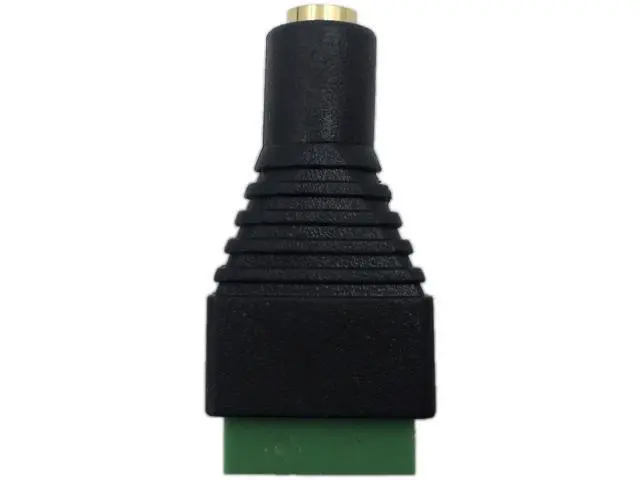 Alt view image 7 of 7 - 2 Pack Solderless 3.5mm Stereo AV Female Jack to 3 Screw Terminal Balun Adapter, Headphone Audio Replacement Terminal Connector