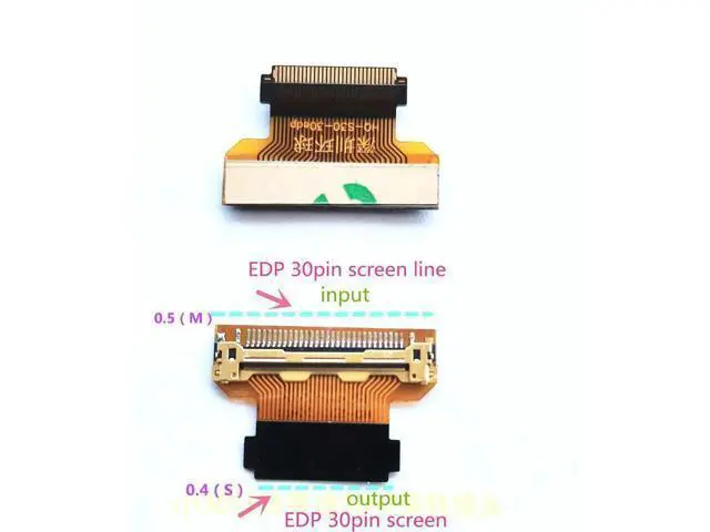 Alt view image 3 of 3 - EDP 30Pin 0.4mm to 0.5mm Pitch Converter Cable Adapter for Laptop LED LCD Screen