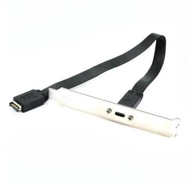 Main image of 30cm USB 3.1 Gen2 Type-E 20Pin Motherboard Header to USB-C Female Extension Cable, 10Gbps Internal Front Panel USB Type-C Adapter for ATX/MATX/ITX DIY PC Gaming Workstation