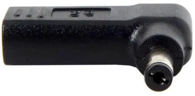 Main image of 90 Degree Angled USB 3.1 Type-C to DC 5.5x2.1mm Adapter, 20V PD Emulator Trigger for Laptop Power Supply