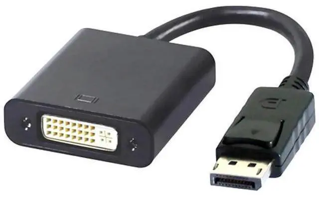 Main image of Gold-Plated DisplayPort Male to DVI Female Adapter, DP to DVI Digital Video Converter for PC, Laptop, Monitor and Projector