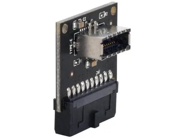 Alt view image 3 of 6 - Motherboard USB 3.0 19/20Pin to USB 3.1 Type-E Front Panel Socket Extension Adapter, 5Gbps Gen1 USB-C Header Converter for PC Case
