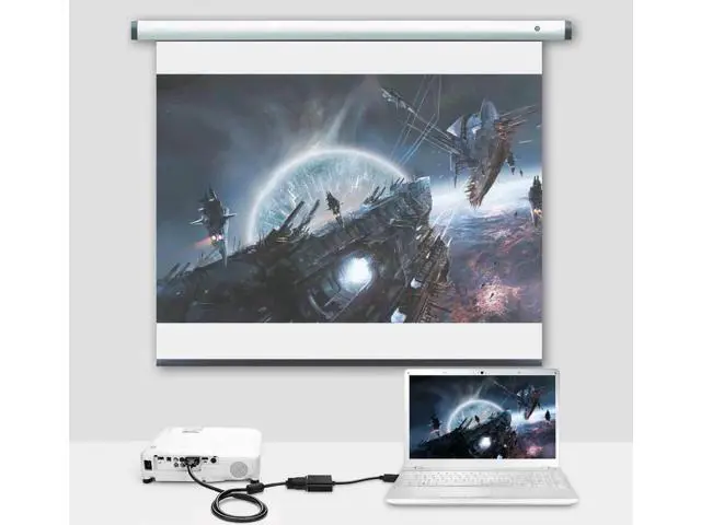 Alt view image 3 of 7 - 1 Pack Gold-Plated DisplayPort Male to VGA Female Adapter, DP to VGA Converter for Laptop Desktop PC Monitor Projector HDTV, Black
