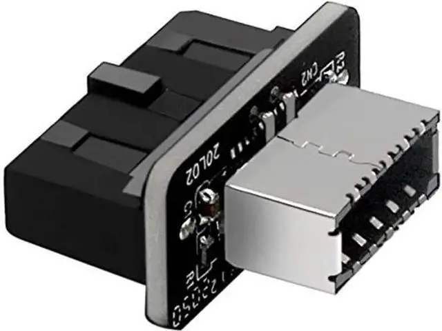 Main image of Vertical Type-E Key-A to USB3.0 20Pin Mainboard Header Adapter, Internal Front Panel USB-C Port Converter