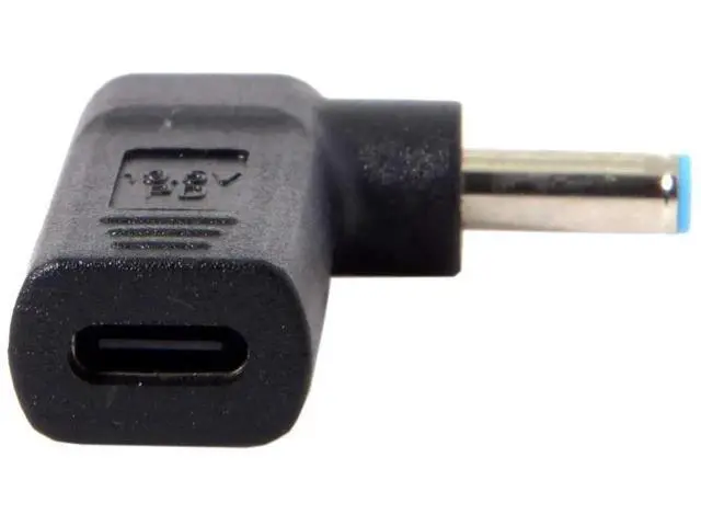Alt view image 4 of 6 - USB 3.1 Type-C to DC 4.5x3.0mm Adapter, 90 Degree Angled PD Emulator Trigger for HP Dell Laptop Charging