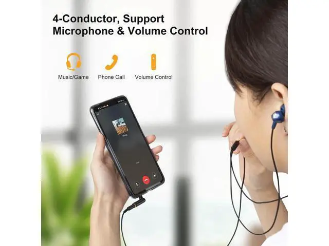 Alt view image 2 of 7 - Right Angle 3.5mm TRRS Audio Adapter, 1/8 Inch Stereo Male to Female Headphone Connector Black for Headsets, Tablets, MP3 Players, Game Controllers & Speakers