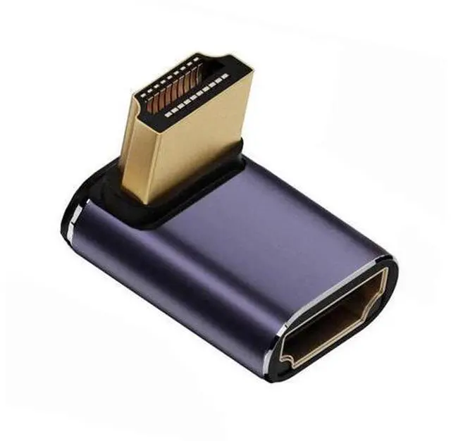 Main image of Vertical Up 90° Low Profile HDMI 2.1 Extension Adapter, HDMI Male to Female Connector Supports 8K@60Hz UHD HDTV