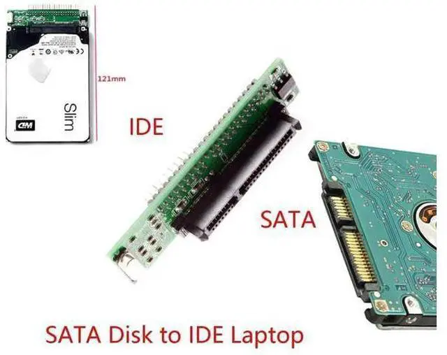 Alt view image 5 of 7 - SATA Female to 44Pin IDE Laptop PCB Adapter for 2.5" HDD