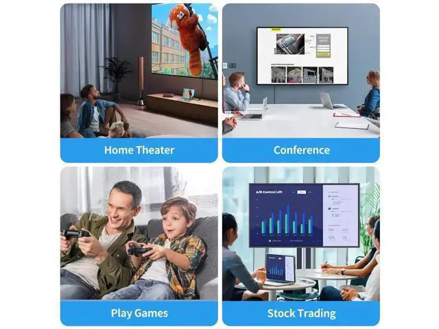 Alt view image 3 of 7 - USB 3.0/2.0 to HDMI Adapter, 1080P Full HD Video Audio Converter, External Video Display Adapter for Desktop PC Monitor TV, Compatible with Windows XP/7/8/8.1/10