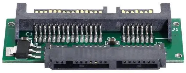 Alt view image 2 of 7 - 1.8 Inch Micro SATA to 2.5" SATA PCB Converter Adapter, MicroSATA to Standard SATA Board for Laptop HDD SSD Upgrade