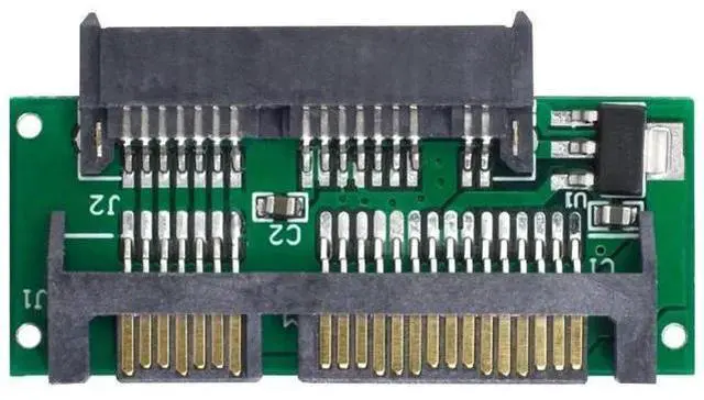 Alt view image 4 of 7 - 1.8 Inch Micro SATA to 2.5" SATA PCB Converter Adapter, MicroSATA to Standard SATA Board for Laptop HDD SSD Upgrade