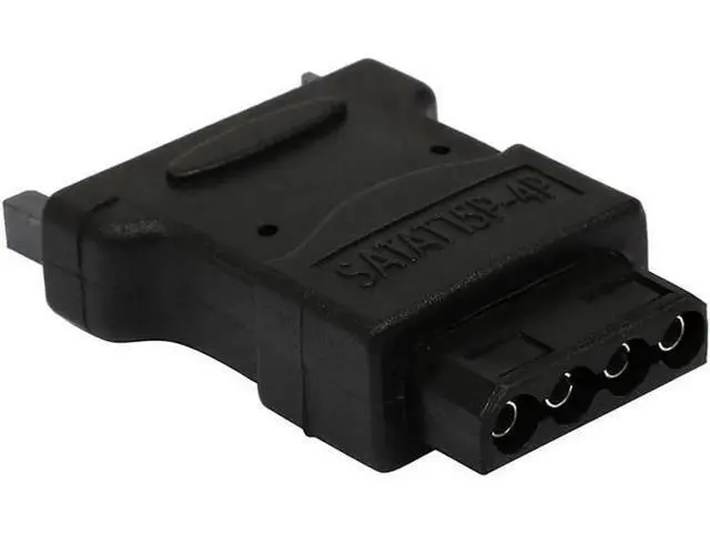 Alt view image 2 of 2 - 15Pin SATA Male to 4Pin LP4 IDE Molex Female Power Adapter Converter, SATA to Molex Power Cable for ATX EPS PSU IDE Hard Drive Optical Drive