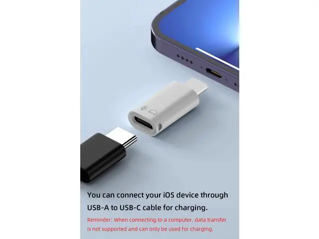 Alt view image 3 of 7 - 2 Pack USB-C to USB 3.0 OTG Adapter, Plug-and-Play Converter for iPhone 15/16 Series & iPad, Supports Flash Drive, Card Reader, Keyboard, Mouse, Lavalier Mic & Digital Headphones