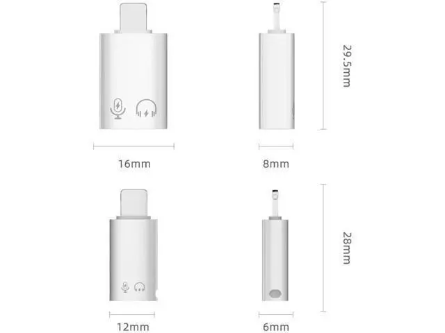 Alt view image 6 of 7 - 2 Pack USB-C to USB 3.0 OTG Adapter, Plug-and-Play Converter for iPhone 15/16 Series & iPad, Supports Flash Drive, Card Reader, Keyboard, Mouse, Lavalier Mic & Digital Headphones