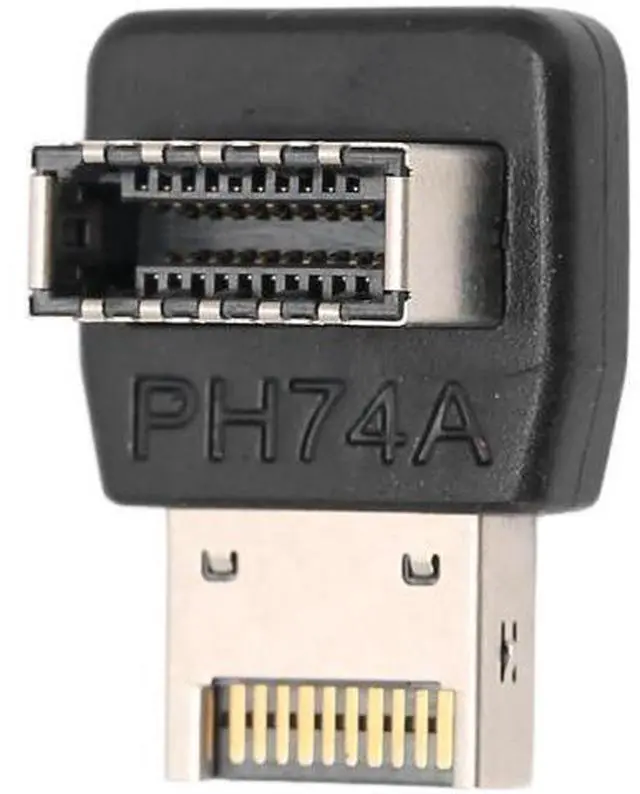 Main image of PH74A USB 3.1 Type-E 90 Degree Adapter, Vertical USB-C Header Converter for Motherboard Front Panel