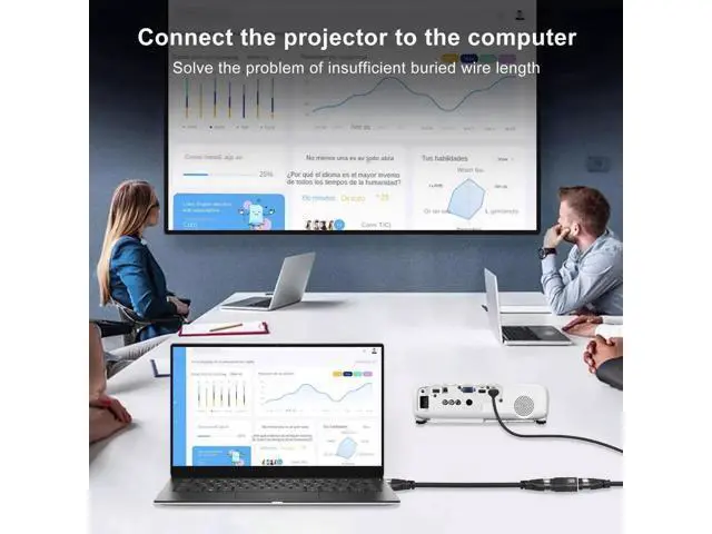 Alt view image 7 of 7 - 2-Pack HDMI 2.1 Male to Female Gender Changer Adapter, Supports 8K@60Hz, 4K@120Hz, HDR & eARC for HDTV, Laptops, PS4, PS5, Xbox Consoles
