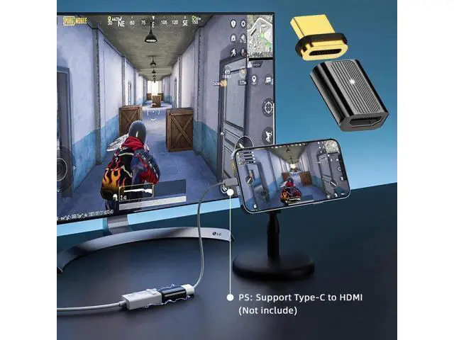 Alt view image 6 of 7 - Magnetic HDMI 2.1 Gender Changer Male to Female Adapter with Full 19Pin Contacts, Supports 8K Video Transmission for Laptops, HDTVs & Monitors