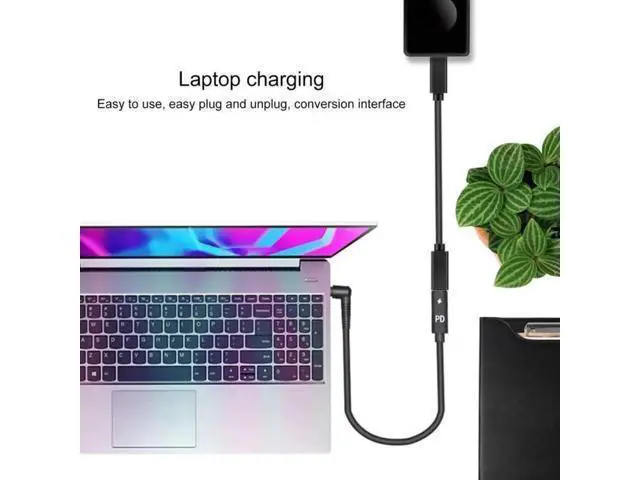 Alt view image 3 of 5 - USB-C Male to DC 4.0×1.7mm PD Power Charging Cable, Type-C to DC Barrel Jack Power Adapter Cord for Laptops, Routers, Single Board Computers & Small Electronics