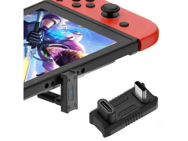 Alt view image 4 of 4 - 180 Degree U-Shaped USB C Male to USB C Female Adapter, 20Gbps 8K@60Hz PD Type-C Elbow Extender Connector Compatible with ASUS ROG Ally, Steam Deck, Switch, Laptop, Tablet, Phone