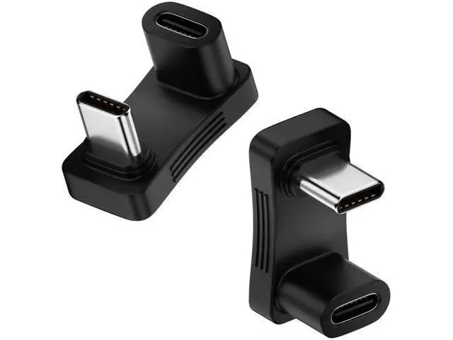 Alt view image 3 of 6 - 2 Pack 180 Degree U-Shaped USB C Male to Female Adapter, 10Gbps 100W PD Type-C Elbow Connector Compatible with Steam Deck, Switch, Laptop, Tablet, All USB-C Phones
