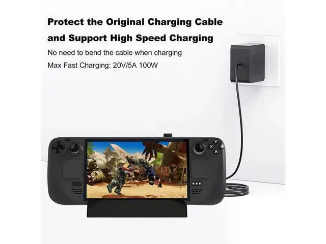 Alt view image 4 of 6 - 2 Pack 180 Degree U-Shaped USB C Male to Female Adapter, 10Gbps 100W PD Type-C Elbow Connector Compatible with Steam Deck, Switch, Laptop, Tablet, All USB-C Phones