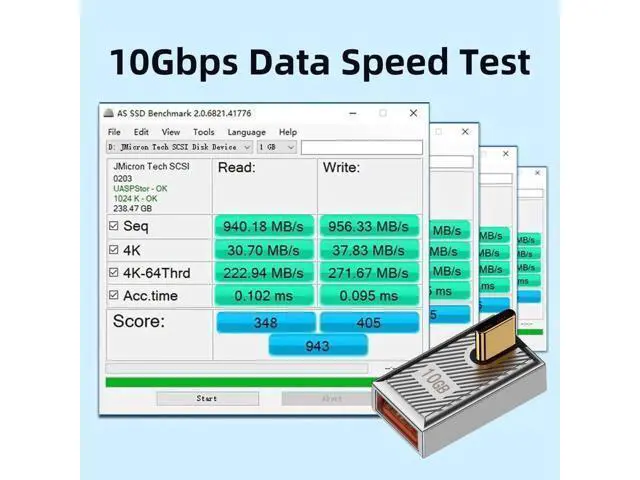 Alt view image 6 of 7 - 90 Degree Low Profile USB-C Male to USB 3.0 A Female OTG Adapter, 10Gbps USB3.1 Gen2 Data Transfer 120W PD Fast Charging, Zinc Alloy Shell Mecha Cyberpunk Angled Converter for Laptop Phone Tablet Stea