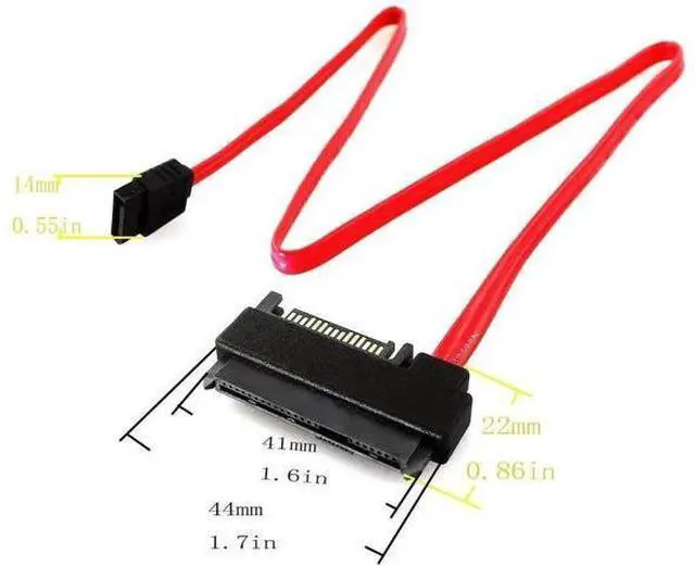 Main image of SFF-8482 to SATA Cable with 15Pin Power Port, SAS Hard Drive to Motherboard SATA Adapter Wire