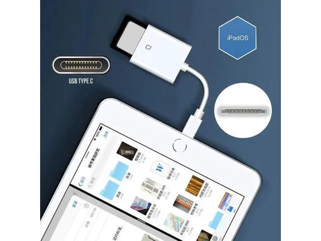 Alt view image 4 of 7 - USB-C to SD/SDHC/SDXC Card Reader Adapter, USB2.0 Memory Card Reader for Laptop, Mac, Tablet & Smartphone