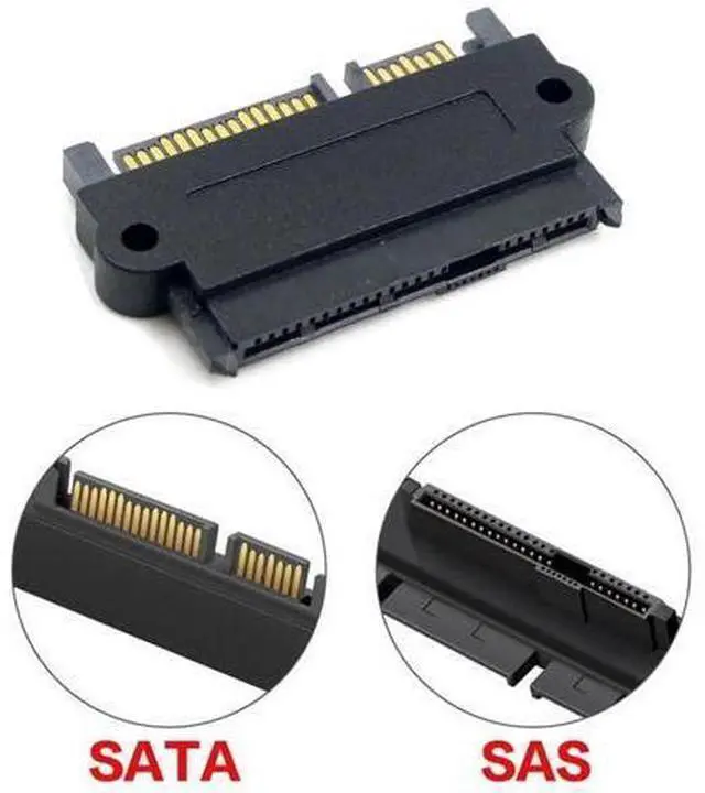 Alt view image 7 of 7 - SFF-8482 29Pin SAS to 22Pin SATA Adapter, SAS HDD to Motherboard SATA Converter