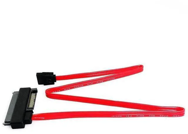 Alt view image 4 of 6 - SFF-8482 SAS to SATA Adapter Cable with 15Pin SATA Power Port for SAS HDD