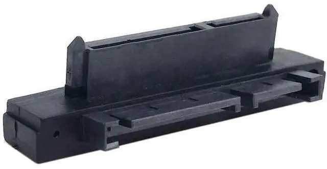 Alt view image 2 of 7 - 90 Degree Right Angled SATA 22Pin 7+15 Male to Female Extension Adapter, Integrated SATA Data & Power Converter for SSD HDD