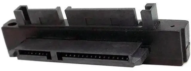Alt view image 6 of 7 - 90 Degree Right Angled SATA 22Pin 7+15 Male to Female Extension Adapter, Integrated SATA Data & Power Converter for SSD HDD