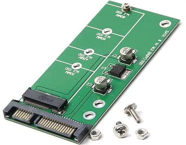 Alt view image 5 of 5 - M.2 NGFF SATA SSD to 2.5" SATA III 6Gbps Adapter Card, Supports B Key & B+M Key 2230 2242 2260 2280 SATA-Bus M.2 Solid State Drives