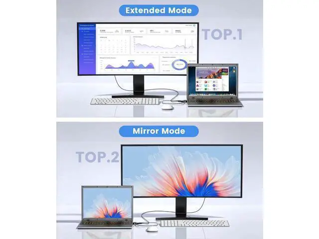 Alt view image 6 of 6 - Uni-Directional VGA Male to HDMI Female Adapter With 3.5mm Audio Jack Support 1080P 60Hz For Laptop PC Projector Monitor
