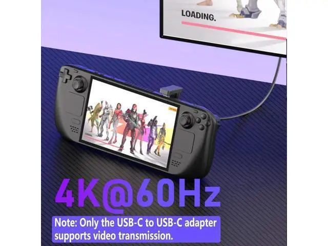 Alt view image 4 of 6 - 2 Pack 180 Degree Straight Flip USB-C Male to Female Adapter, USB 3.1 Type-C Converter Supporting 100W PD Fast Charging & 4K@60Hz Video Output, Compatible with Steam Deck, Switch, Phones, Tablets & La