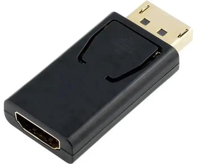 Alt view image 2 of 3 - Gold Plated Passive DisplayPort to HDMI Adapter, Compact DP Male to HDMI Female Converter, 1080P Full HD Video Dongle Compatible with Dell HP Lenovo ASUS Acer MSI Laptops Desktops Monitors HDTV Projec
