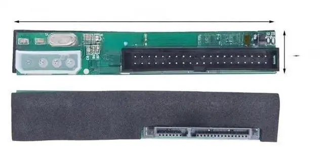 Alt view image 2 of 3 - SATA to IDE Adapter, 2.5" SATA Female to 3.5" 40 PIN IDE Male Converter, 1.5Gbps ATA 133 Compatible for Universal HDD SSD CD DVD Drive