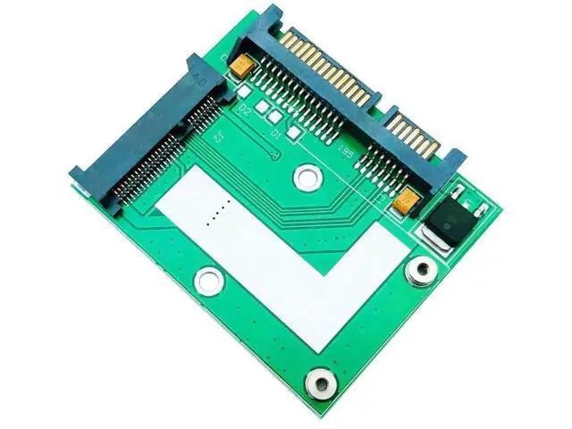 Alt view image 3 of 3 - mSATA to SATA 3.0 Adapter Converter Module, Mini PCIE mSATA SSD to Standard SATA Riser Card for PC & Laptop Storage Upgrade, Max 6Gbps Bandwidth