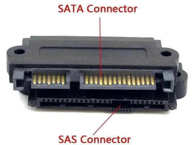 Alt view image 2 of 7 - SFF-8482 29Pin SAS to SATA Adapter Converter, Convert Server 29Pin SAS Hard Drive to Standard 22Pin SATA Motherboard Port